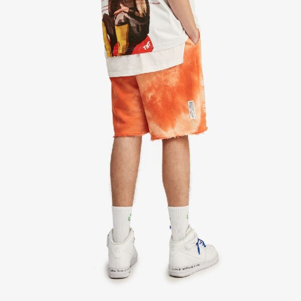 short en tissu tie-dye