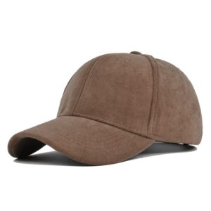 Casquette Vintage En Velours Café