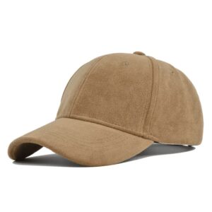 Casquette Vintage En Velours Kaki