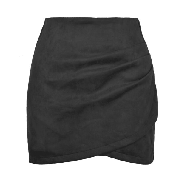 Mini-jupe Drapée En Velours – Image 19