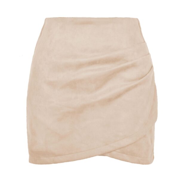 Mini-jupe Drapée En Velours – Image 20