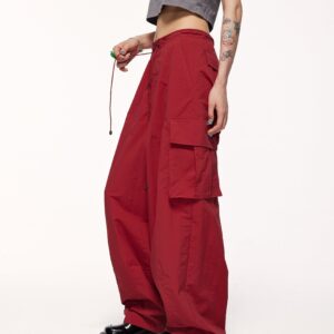 pantalon cargo brushed