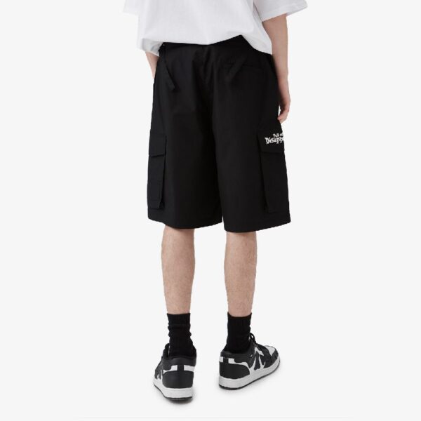 bermuda oversize en toile noir