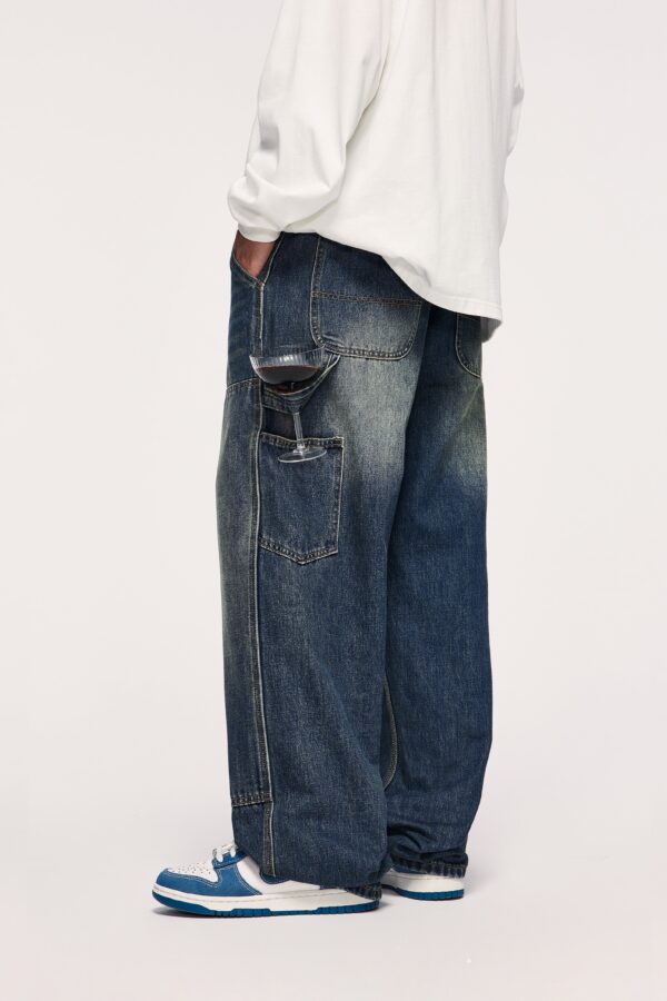 pantalon vintage en denim