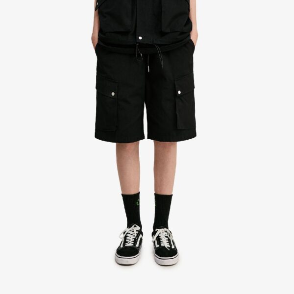 pantalon court cargo en coton