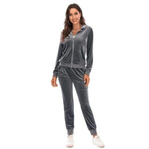 ensemble jogging velours femme