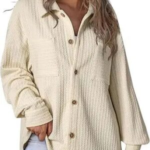 surchemise décontractée en velours côtelé